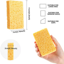 Load image into Gallery viewer, Eco-Friendly Cellulose Sponge - Non-Scratch, Strong Absorption - 11 cm×7 cm

