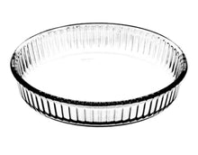 تحميل الصورة في عارض المعرض، طقم طبق خبز زجاجي للفرن مكون من 2 - صينية خزفية دائرية لللازانيا والتارت والكعك. 
