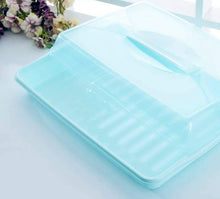 Load image into Gallery viewer, Food/Cake Holder - Square Portable Pasta / Pastery Carrier - Cake Box Comes With Handle
