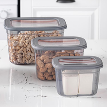 Load image into Gallery viewer, Food Storage Containers Set with Silicone Lid (3 Pcs - 2,300 ml., 1,300 ml., 800 ml.)
