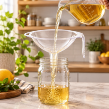 Load image into Gallery viewer, Plastic Funnel with Handle | Medium Oval Kitchen Funnel

