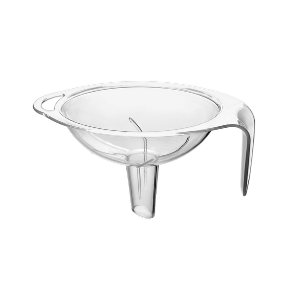 Plastic Funnel with Handle - Handled Funnel - Small Size Funnel - Oval Shape 14.0x8.5 cm