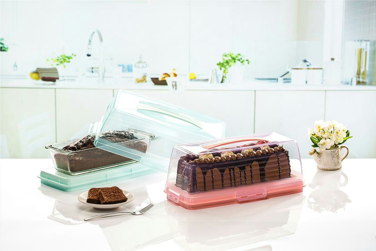 Rectangle Cake Storage Container | Plastic Dessert Container Case - Plastic  Cake - Aliexpress
