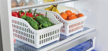 Load image into Gallery viewer, Plastic Refrigerator Organizer Bin -  Large Step Large Plastic Bin For Fridge
