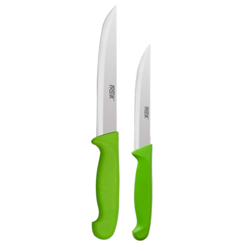 سكاكين المطبخ - طقم من 2 سكين حافة مستقيمة (12 و15 سم)