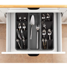 Load image into Gallery viewer, Cutlery Drawer Organizer Tray (10 Slots)
