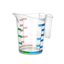 Load image into Gallery viewer, Measuring Cup With Angled Grip and Spout - Plastic Measuring Container - 500 ml./17 oz.
