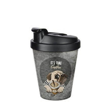 Load image into Gallery viewer, Plastic Reusable Coffee Cup with Lid - Motto Termo Cup - 400ml. / 14oz. Travel Mug
