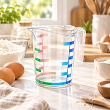 تحميل الصورة في عارض المعرض، Plastic Measuring Cup 500ml | Angled Grip &amp; Spout
