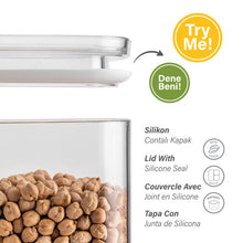 Load image into Gallery viewer, Food Storage Containers Set - Acrylic Sealed/Airtight Square Food Jars Chef box - 700 ml.
