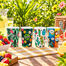 تحميل الصورة في عارض المعرض، Set of 4 BPA-Free Plastic Cups - Ocean Cup
