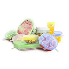 تحميل الصورة في عارض المعرض، Silicone Stretch Lids - Set of 6 Silicone Lids
