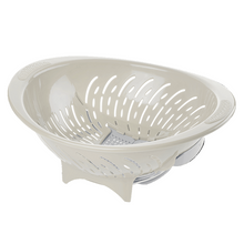 تحميل الصورة في عارض المعرض، Smart Plastic Colander &amp; Strainer with Easy Open-Close Bottom Door - BPA-Free
