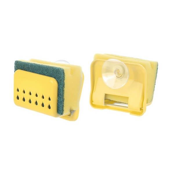 Sponge Holder With Free Sponge - Kitchen Sink Suction Sponge Holder - Hanging  Sponge Holder For Kitchen Sink