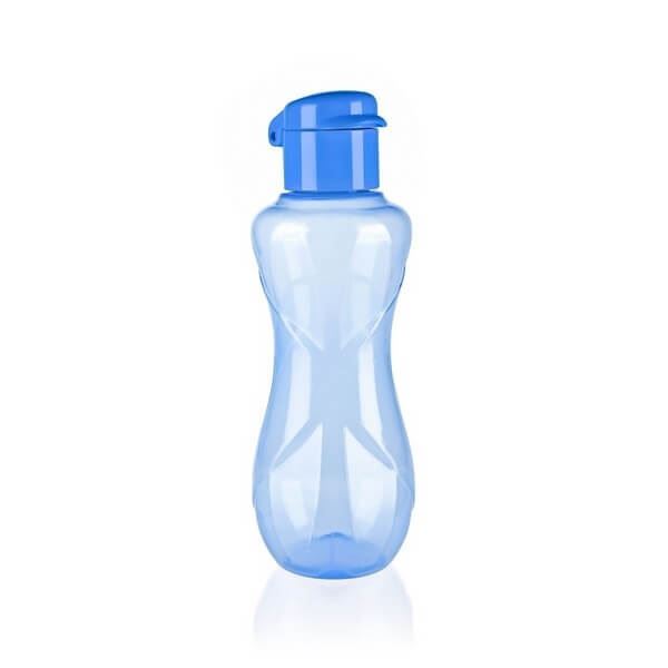 زجاجة ماء بلاستيكية - زجاجة مياه رياضية - قارورة شرب قابلة لإعادة الاستخدام مانعة للتسرب - زجاجة ماء 750 مل.