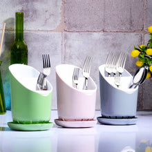 Load image into Gallery viewer, Cutlery Holder - Plastic Utensil Organizer
